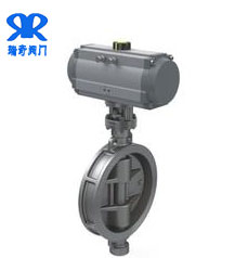 硬密封對夾氣動<a href='http://www.lvelan.cn/Product/diefa/' target='_blank'>蝶閥</a>